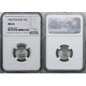 Poland, 10 groszy, 1962, Warsaw
