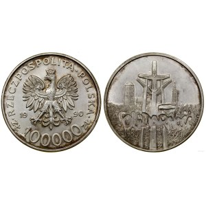 Polska, 100.000 złotych, 1990, USA