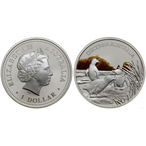 Austrálie, 1 dolar, 2007 P, Perth