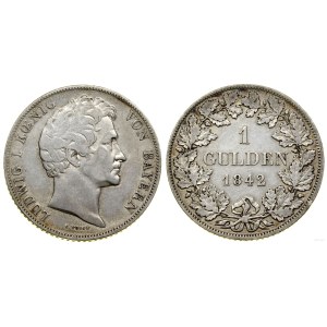 Germania, 1 fiorino, 1842, Monaco di Baviera