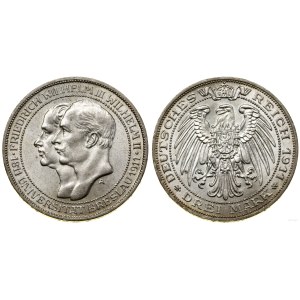 Německo, 3 marky, 1911 A, Berlín