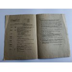 ITINERARY FOR THE TRIP TO SIBERIA, ORBIS POLISH TRAVEL AGENCY, 1978