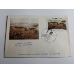 KOPERTA PRL PANORAMA WACŁAWSKA MAL. JAN STYCHA WOJCIECH KOSSAK 1985 R. ZNACZEK STEMPEL
