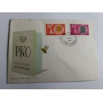 KOPERTA PRL PKO KSIĄŻECZKA OSZCZĘDNOŚCIOWA PSZCZOŁA 1961 R. ZNACZEK STEMPEL