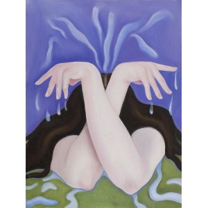 Kamila Sladowska (b. 1996, Warsaw), Body transforming into a stream, 2024