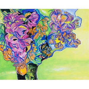 Dorota Szpil, Magnolia kwitnąca kolibrami, 2026