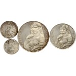 Czechoslovakia Medals 1 - 10 Ducats 1971 Anniversary of the Death of Josef Manes Set of 4 pcs