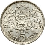 Latvia 5 Lati 1929