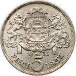 Latvia 5 Lati 1931