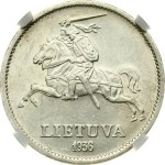 Lithuania 10 Litu 1936 Vytautas Mare variety (Kumele) NGC UNC DETAILS
