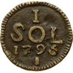 Luxembourg 1 Sol 1795