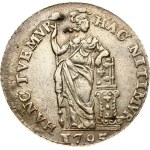 Netherlands Batavian Republic 1 Gulden 1795 Holland Mint Error