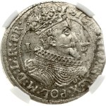 Poland Ort 1625 Gdansk NGC AU 58