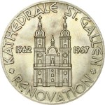 Switzerland Medal renovation of St Gallen Cathedral 1962-1967
