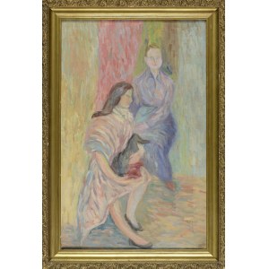 Krystyna HRYŃKOWSKA-KUBLIN (1921-2022), ROZMOWA WE WNĘTRZU