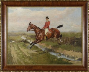 Tadeusz AJDUKIEWICZ (1852-1916), POLOWANIE PAR FORCE