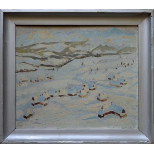 Franciszek Adam JAŹWIECKI (1900-1946), MOUNTAIN VILLAGE