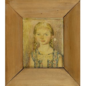 Janina GARYCKA (1920-1997), PORTRÉT DÍVKY S VLASY