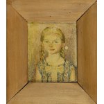 Janina GARYCKA (1920-1997), PORTRET DZIEWCZYNKI Z WARKOCZAMI
