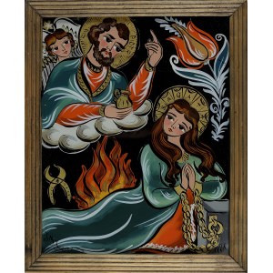 Janina JAROSZ WALCZAKOWA-BUDZICZ (1950), HOLY AGATA AND HOLY PIOTR