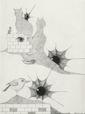 Kazimierz MIKULSKI (1918-1998), Z CYKLU: W CIENIU KOTA, 1997