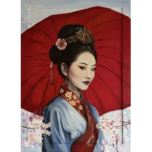 Monika Bartkowiak- Zawadzka, Geisha, 2025