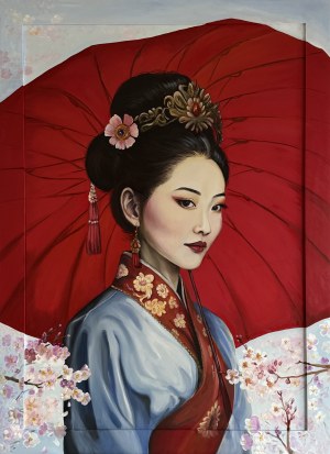 Monika Bartkowiak- Zawadzka, Geisha, 2025