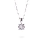 Pendant with diamonds early 21st century.
