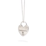 Padlock pendant in the form of a heart late 20th century, Tiffany & Co, USA.
