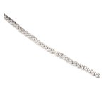 Diamond necklace XX/XXI century.