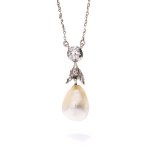 Diamond and pearl necklace 1930s, Krakow