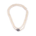 Pearl necklace 2nd half of 20th century.