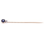Sapphire and diamond pin 1930s.