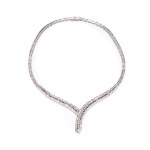 Diamond necklace early 21st century.