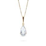Pendant with aquamarine early 21st century.