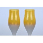 Zbigniew HORBOWY (1935-2019), Set of 2 LOTOS glasses - HS Sudety - 32 cm