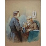 Franciszek Kostrzewski (1826-1911), Posłaniec z listem (1895)