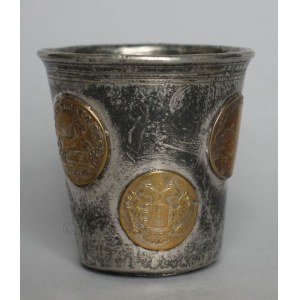 Pucharek z monetami (XIX/XX w.)