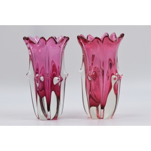 Jaroslav TARABA (1932–2020), Set of 2 vases – Lednické Rovné – 1970