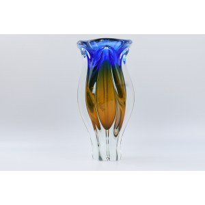 Josef HOSPODKA (1923–1989), Brussels-style vase—Chřibská—1960s