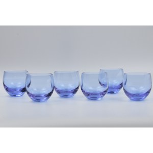 Rudolf ESCHLER, Set of 6 glasses - Moser - Second half of the 20th century