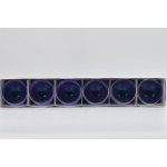 Rudolf ESCHLER, Set of 6 glasses - Moser - Second half of the 20th century