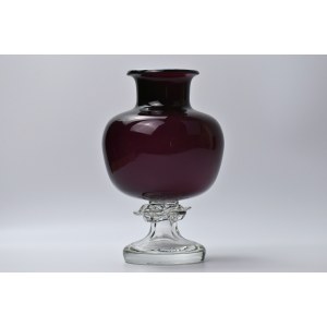 Jerzy SŁUCZAN-ORKUSZ (1924–2002), Vase on a Foot with a Frill - HS Tarnowiec