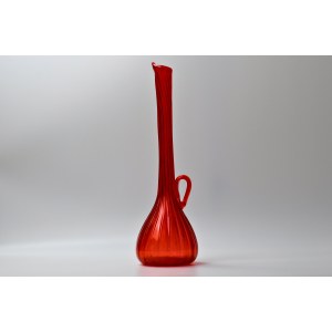 Jerzy SŁUCZAN-ORKUSZ (1924–2002), Vase / Carafe – Krakow Glass Institute – 34 cm