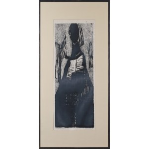 Halina CHROSTOWSKA-PIOTROWICZ (1929-1990), Dziewczyna z książką, 1965