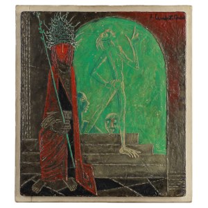 Jean LAMBERT-RUCKI (1888-1967), Exigration / Jesus aux Outrages, 1939