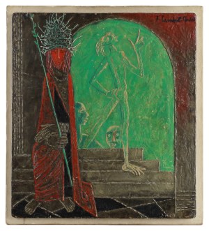 Jean LAMBERT-RUCKI (1888-1967), Naigrywanie / Jesus aux Outrages, 1939