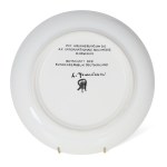 Leszek NOWOSIELSKI (1918-1999), Decorative platter Royal Baths