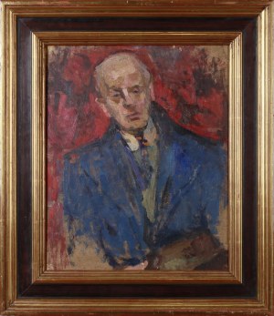 Zygmunt SCHRETER (1886 - 1977), Portret mężczyzny (Autoportret?) (recto) / 