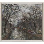 Wlodzimierz ZAKRZEWSKI (1916-1992), Canal in Amsterdam, 1981